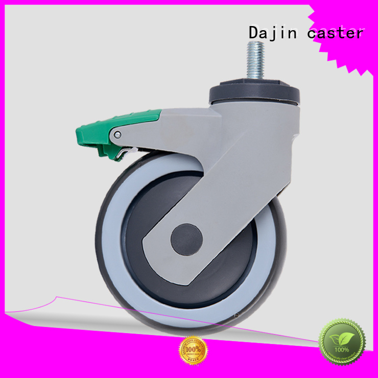 Dajin caster most-favorable shopping cart casters durable for dolly