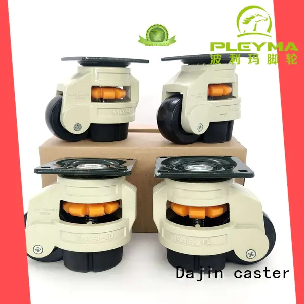 Dajin caster simple style leveling castors nylon medical equipment