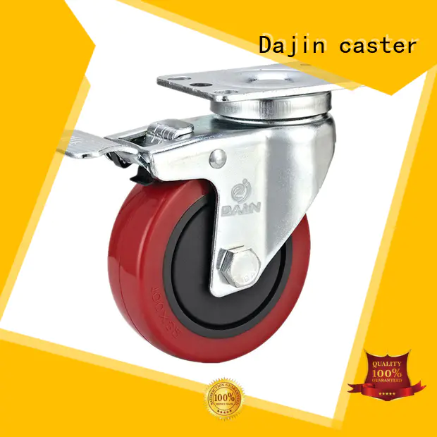 Dajin caster bearing 3 swivel caster threaded for trolleys