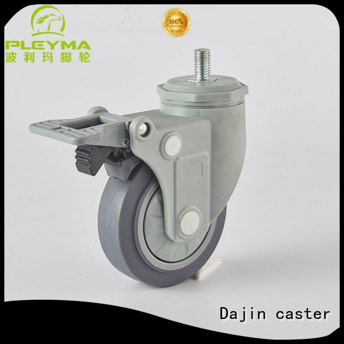 Dajin caster medium plastic caster wheels swivel for-dollies