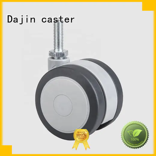 Dajin caster rolling chair casters low cost for vehicle