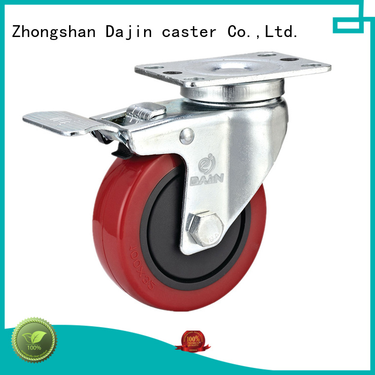 Dajin caster institutional small swivel casters light for dollies